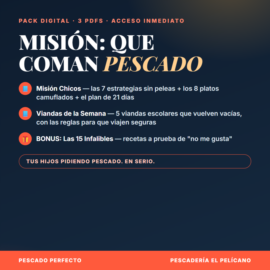 Pack Misión Que Coman Pescado - 3 PDFs